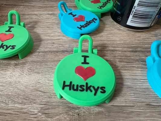 Dosendeckel, Insektenschutz I love Huskys