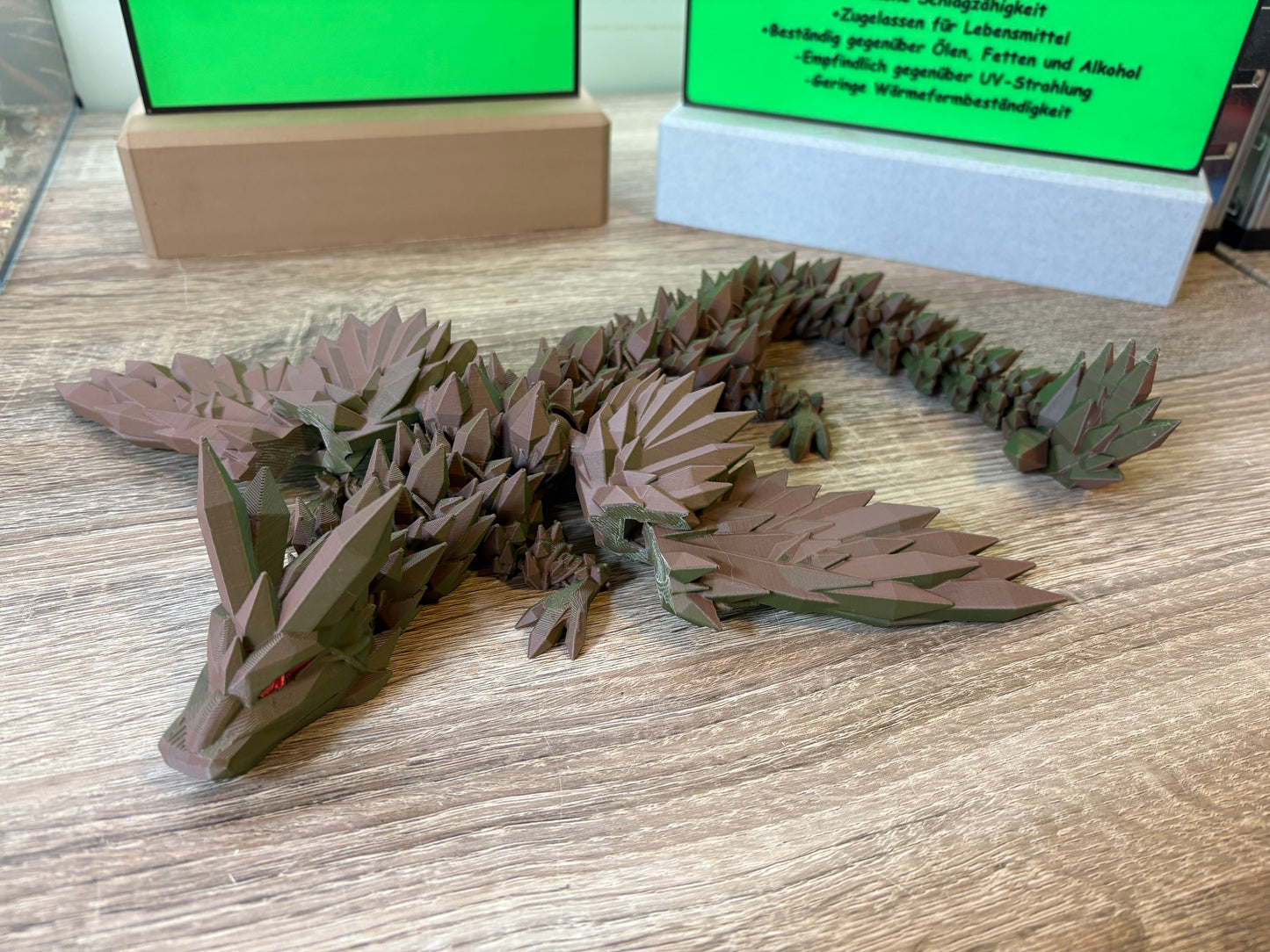 Flexi Kristall Drache mit Flügel