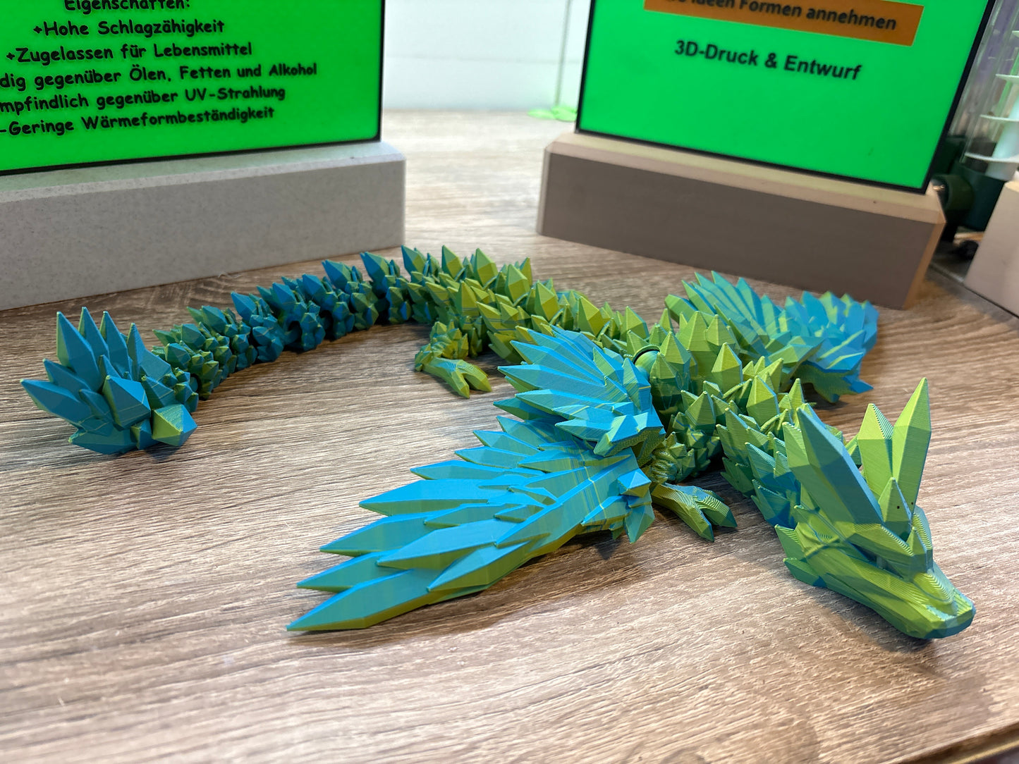 Flexi Kristall Drache mit Flügel