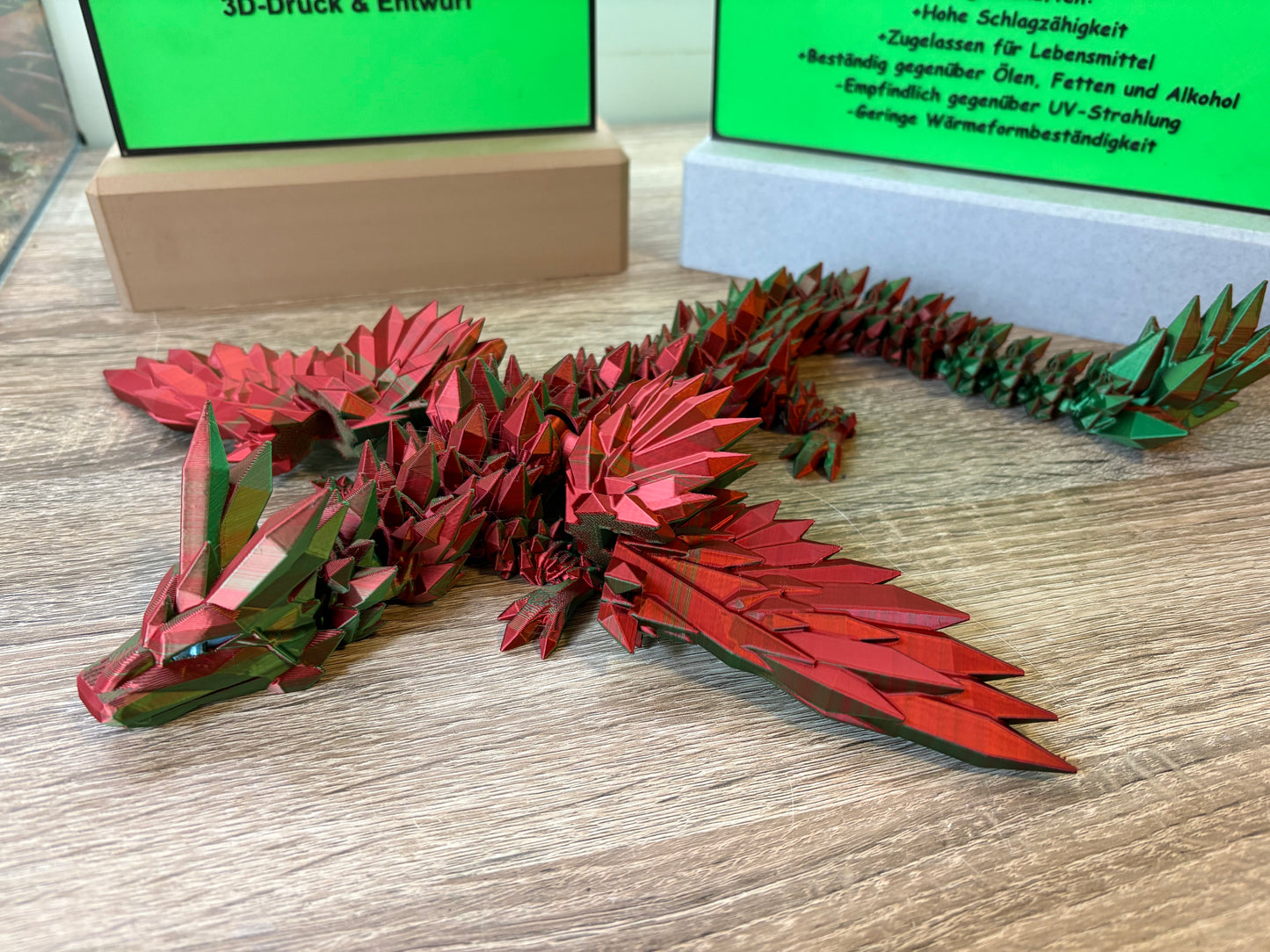 Flexi Kristall Drache mit Flügel