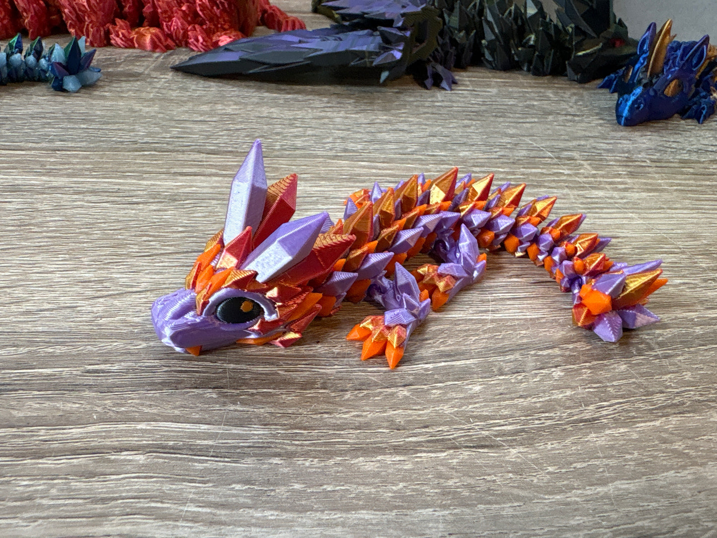 Babydrachen, klein und beweglich, mehrfarbig