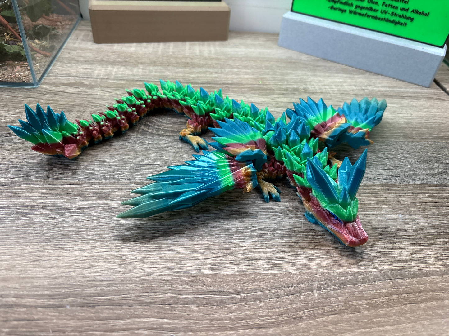 Flexi Kristall Drache mit Flügel