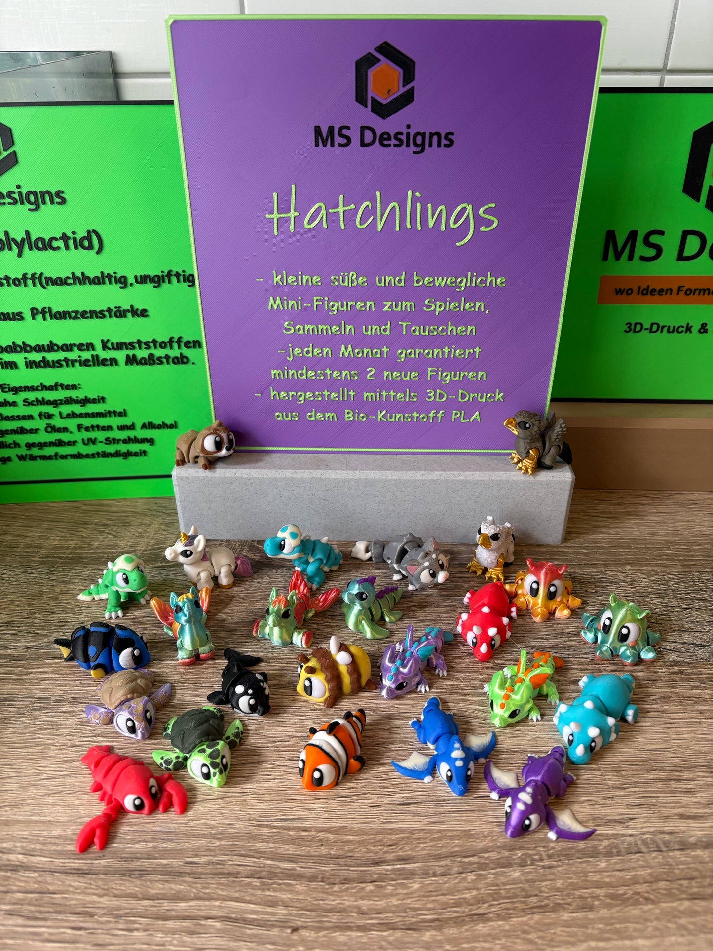 Hatchlings, Mini Figuren, beweglich