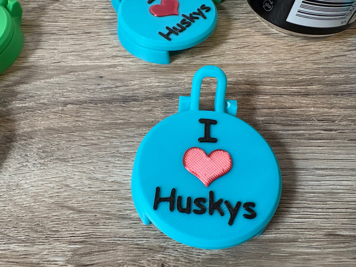 Dosendeckel, Insektenschutz I love Huskys