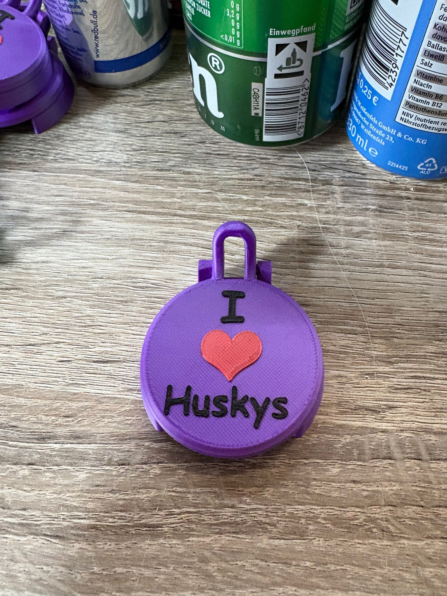 Dosendeckel, Insektenschutz I love Huskys