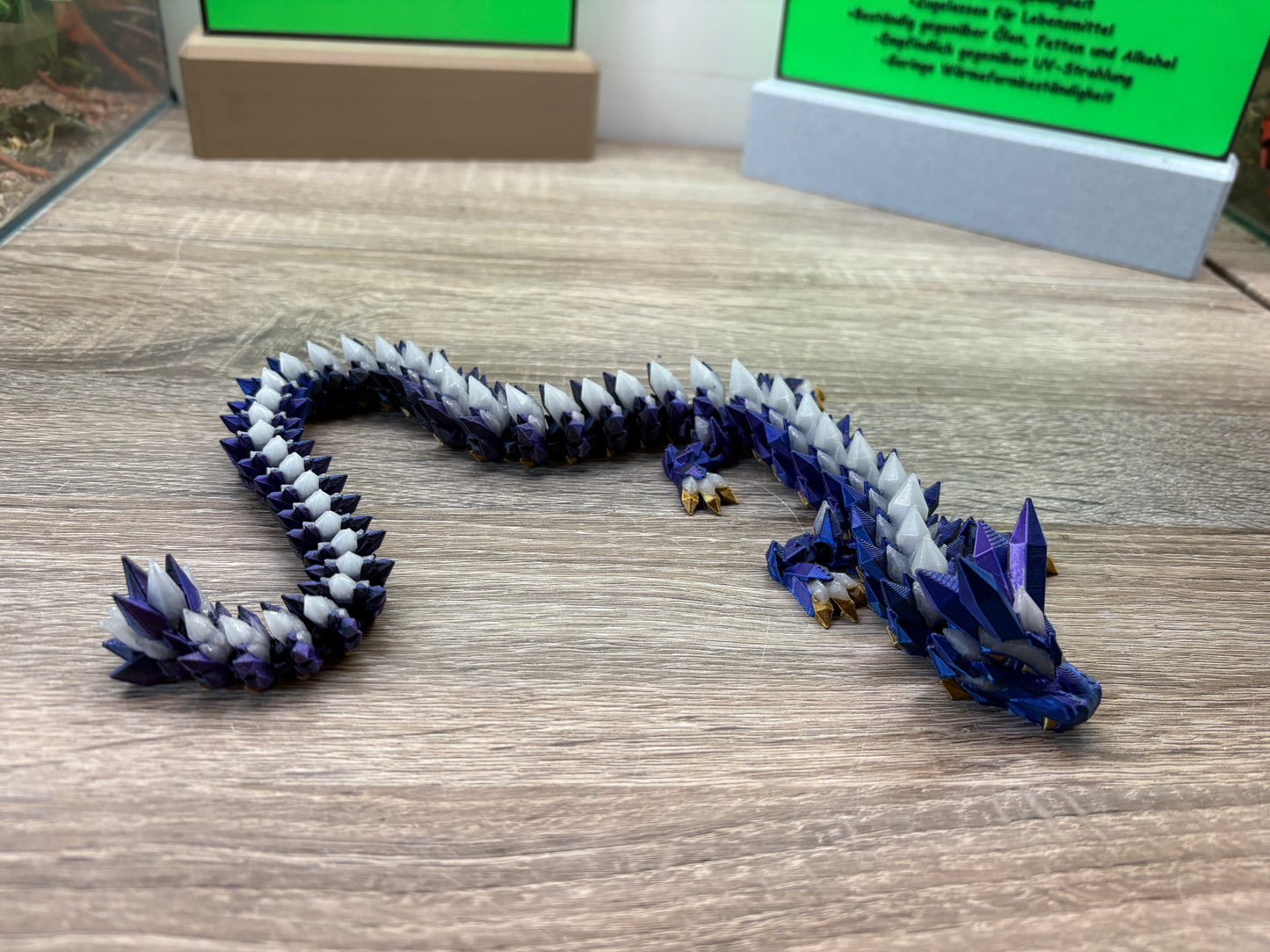 Flexi Kristall Drache, mehrfarbig