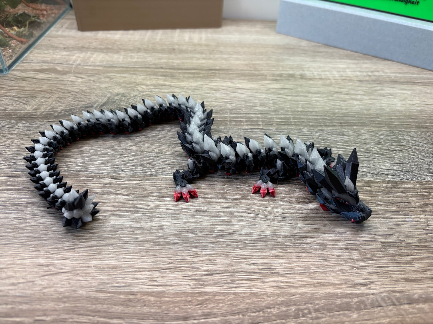 Flexi Kristall Drache, mehrfarbig