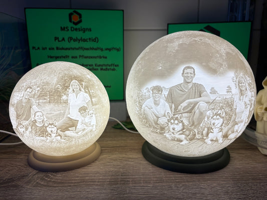 Mondlampe, Fotolampe Kugel