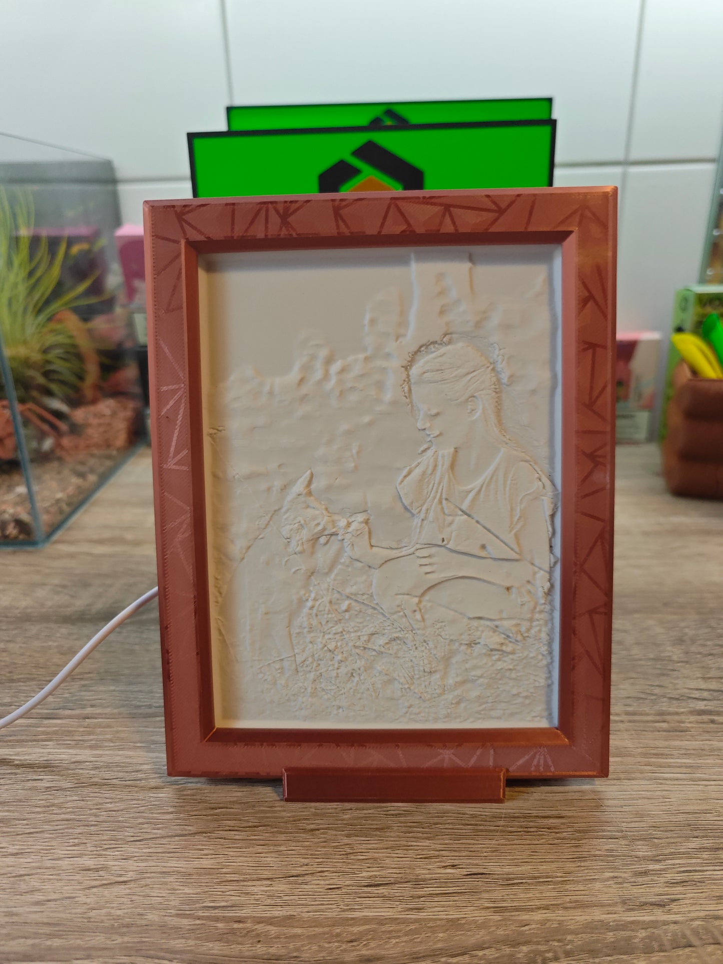 Foto Lampe „Loki“ Lithophane