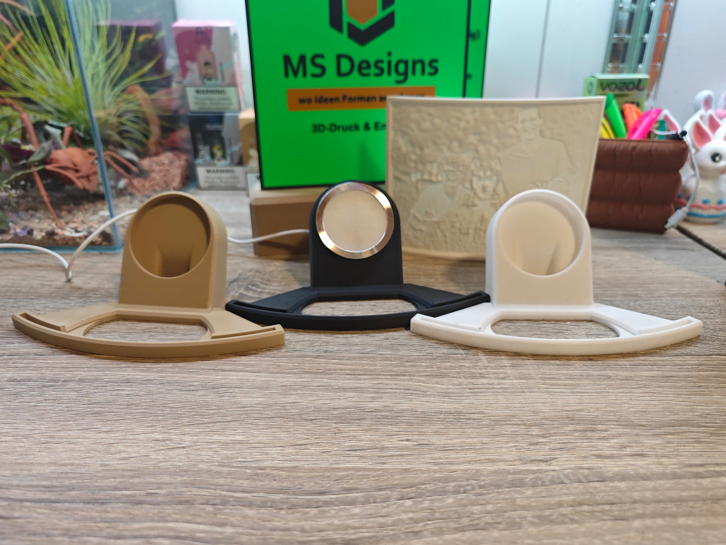 Foto Lampe „Odin“ Lithophane gebogen