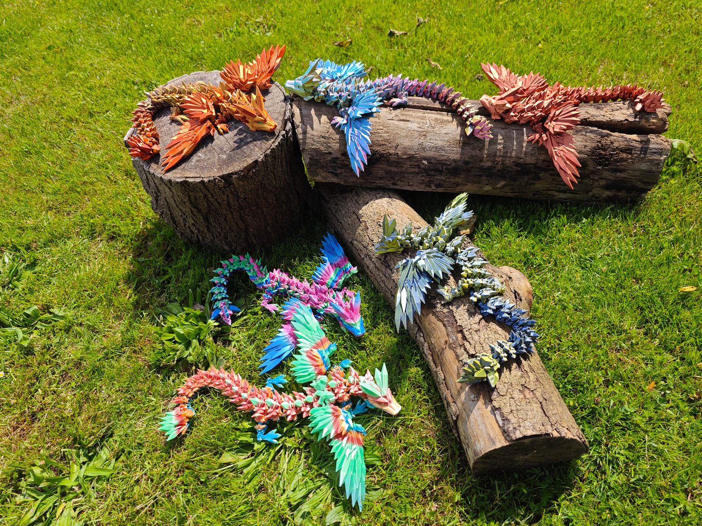 Flexi Kristall Drache mit Flügel