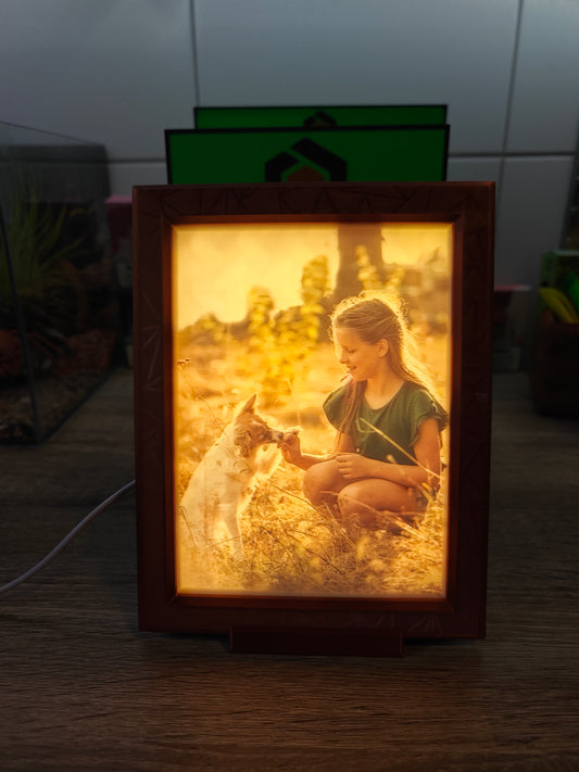 Foto Lampe „Loki“ Lithophane