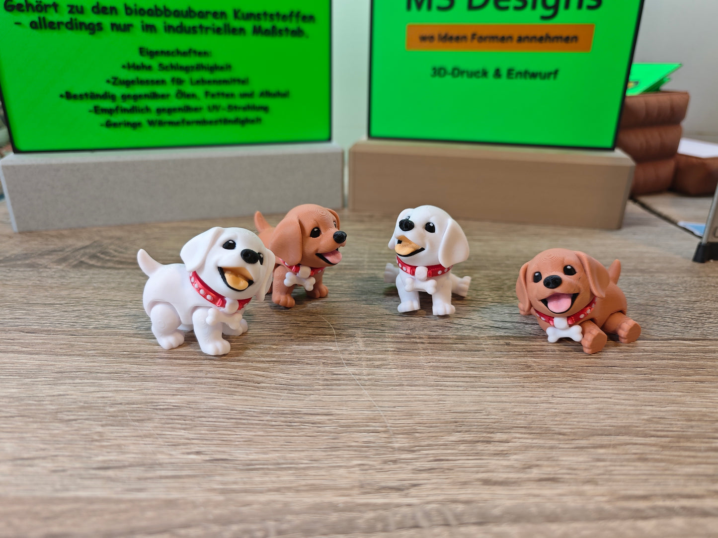 Hunde Welpen, beweglich