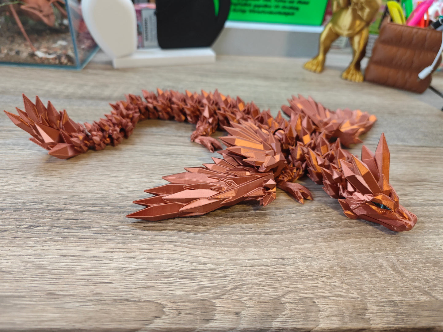 Flexi Kristall Drache mit Flügel