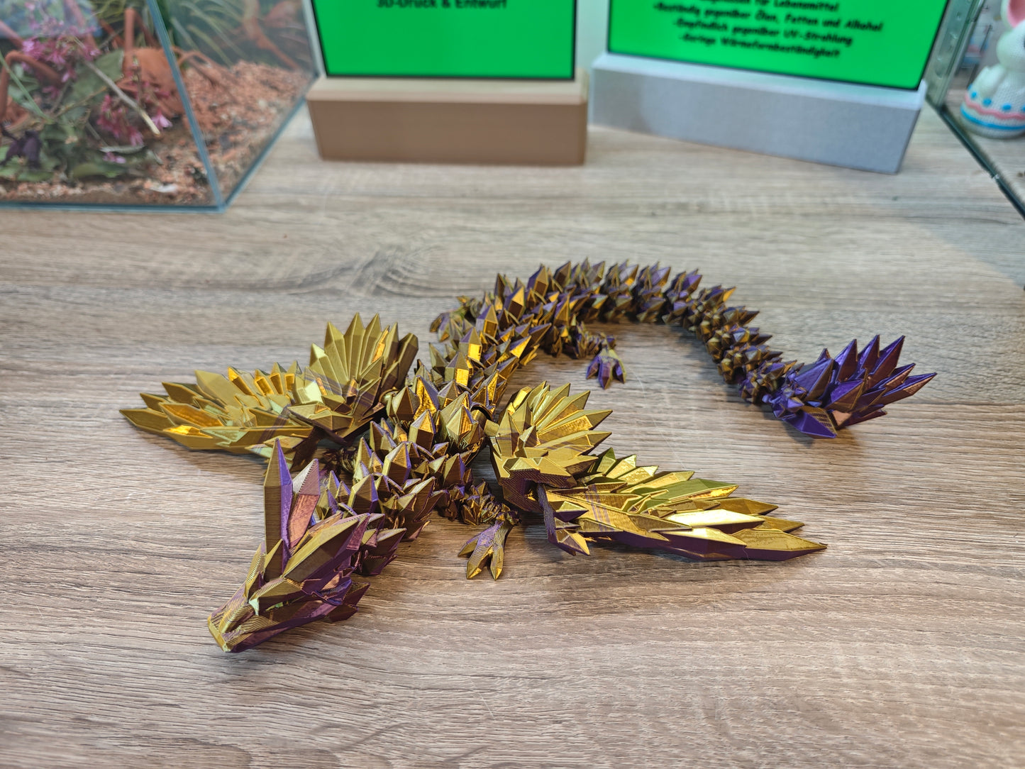 Flexi Kristall Drache mit Flügel