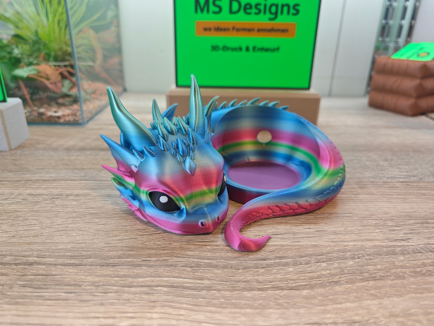 Halter Echo Dot, Alexa Drache