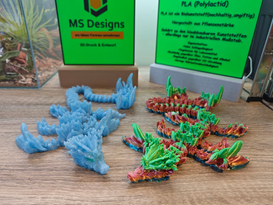 Korallen Drache flexibel