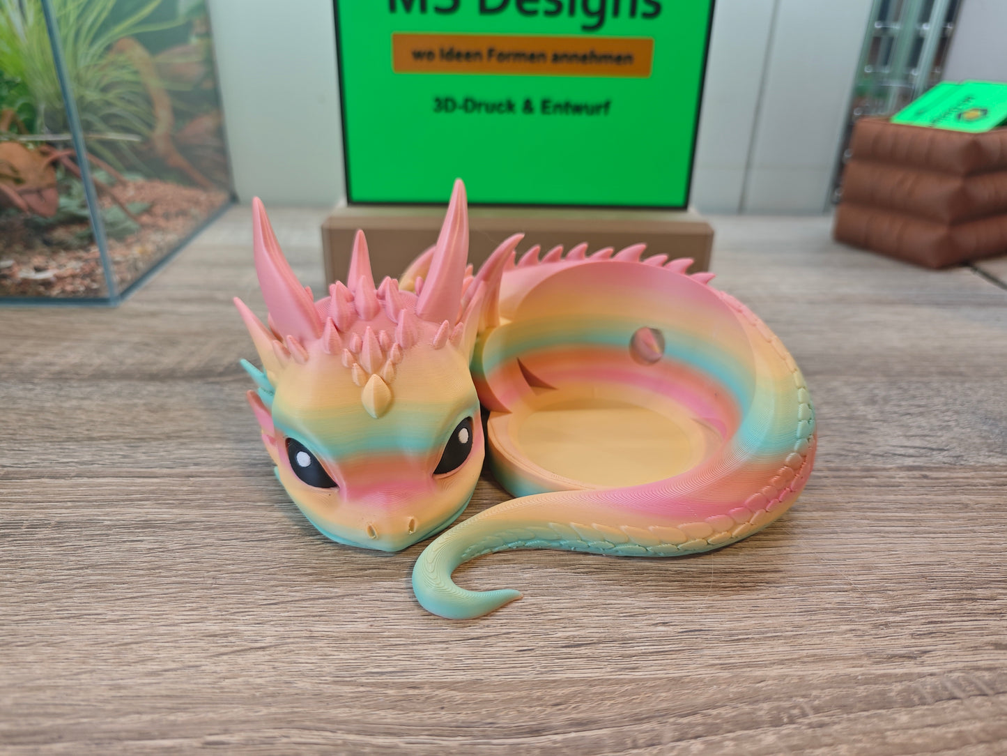 Halter Echo Dot, Alexa Drache