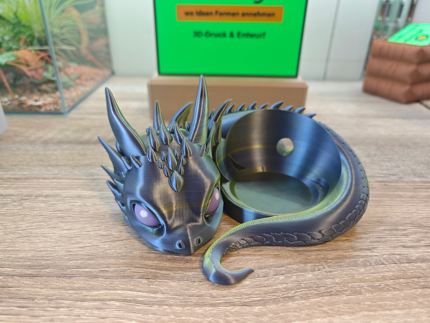 Halter Echo Dot, Alexa Drache