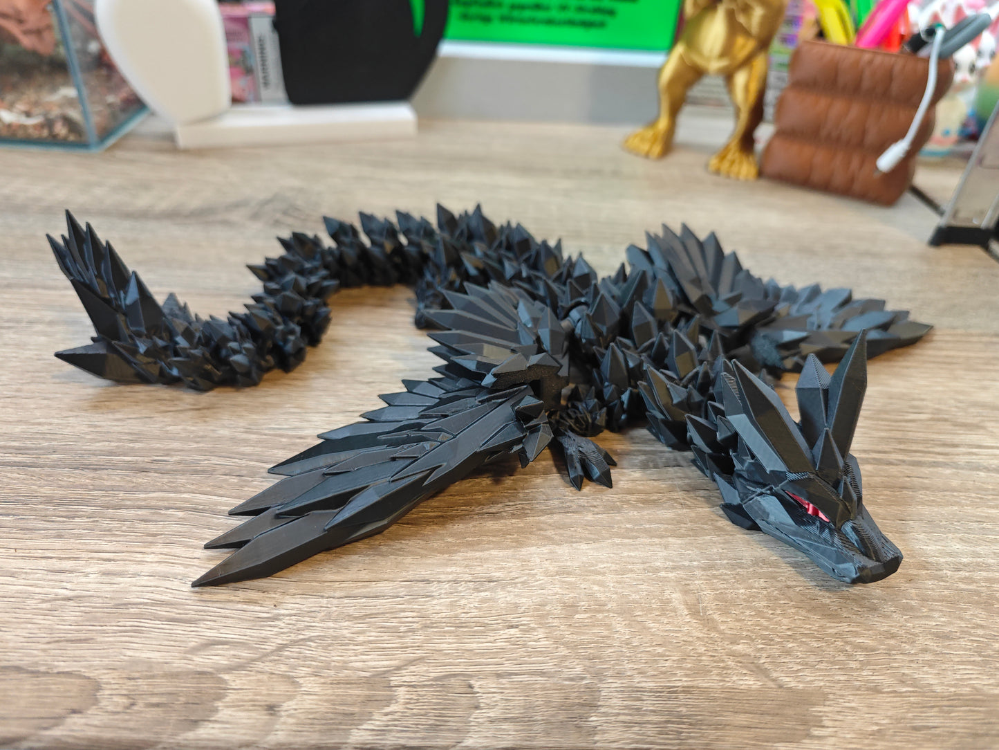 Flexi Kristall Drache mit Flügel